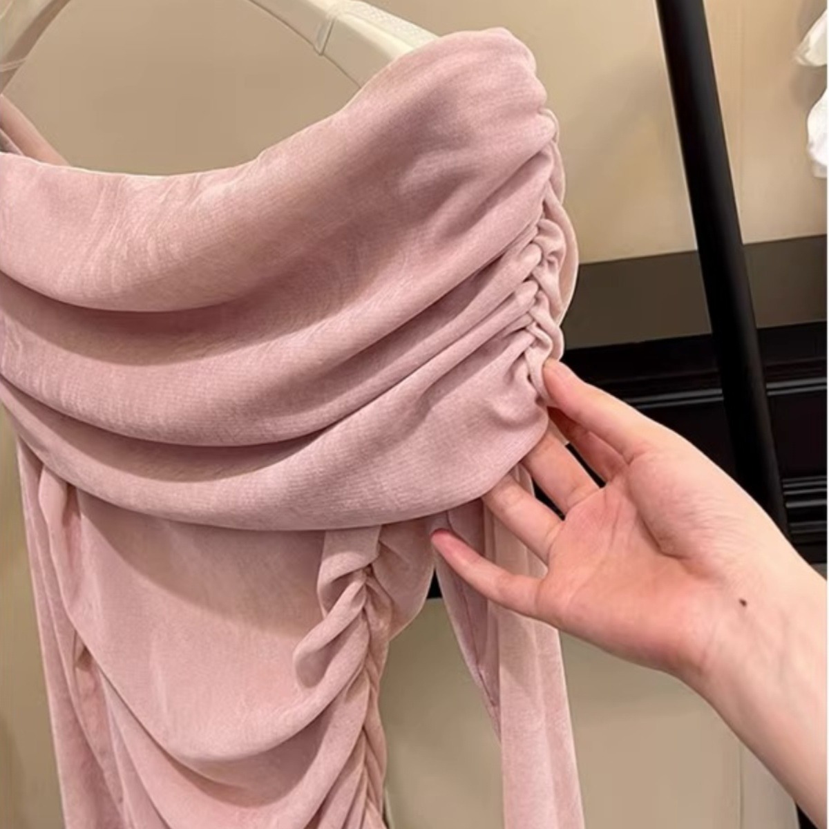 Women's Off-Shoulder Long-Sleeve Knit Sweater Slim Fit Solid Color - Image 5